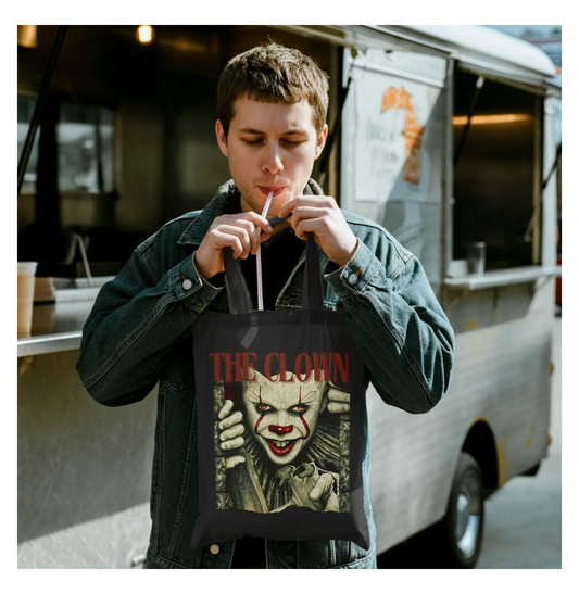 The Clown Graphic Tote Bag