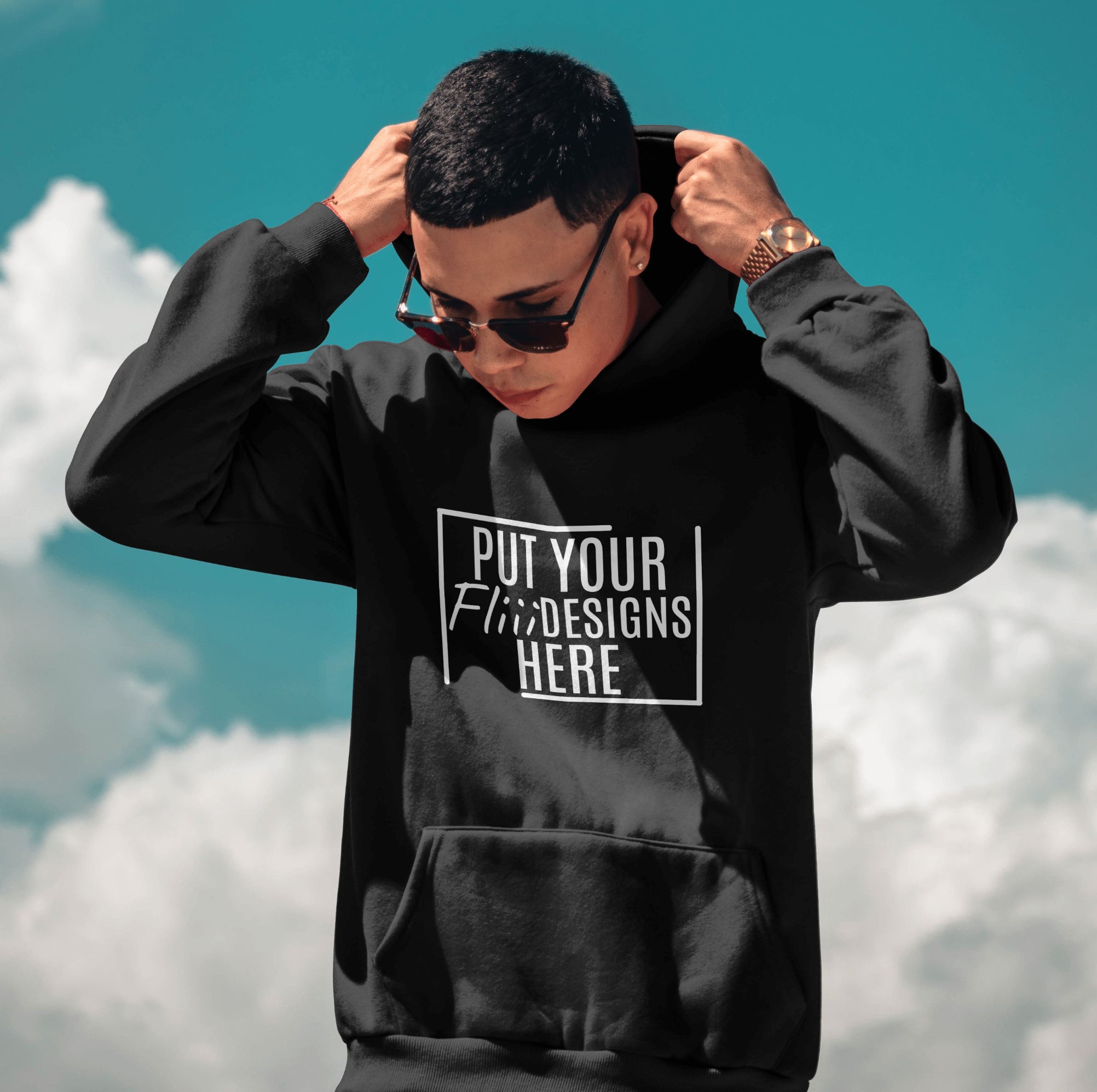 One Hoodie – Custom Single Print